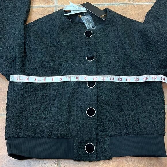 NWT Truth tweed bomber jacket size 6p - Picture 8 of 9